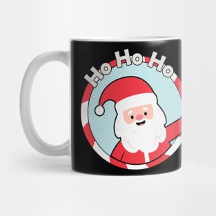 Ho Ho Ho Waving Santa Claus Mug